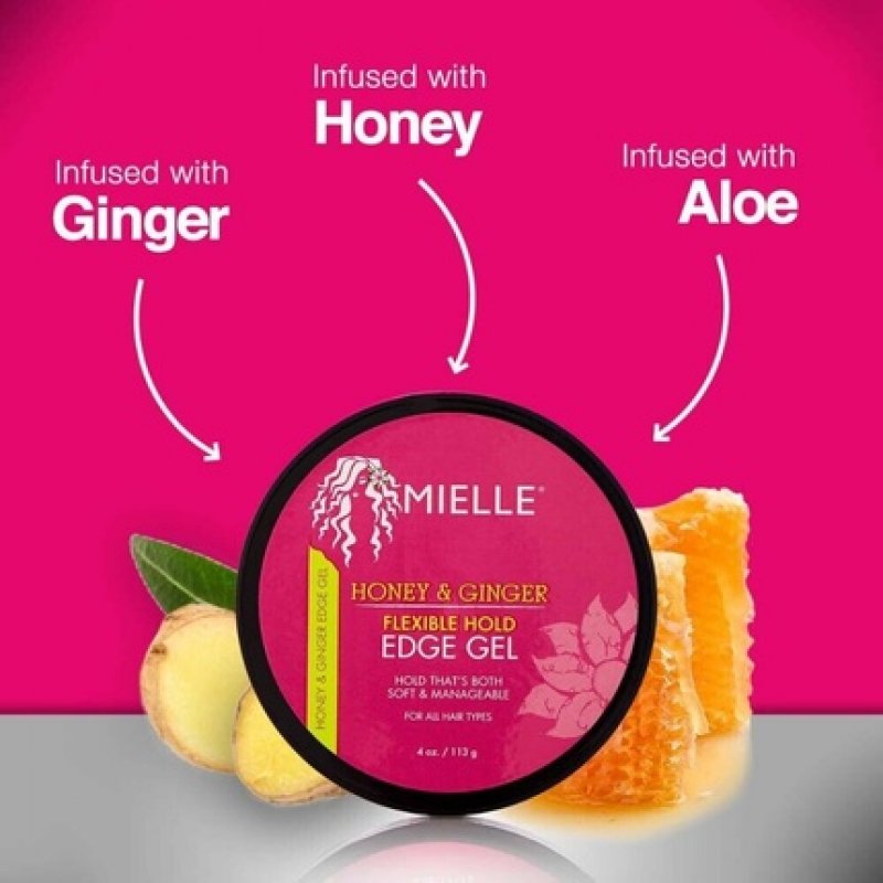 Mielle Organics Honey and Ginger Edge Gel Flexible Hold 4oz