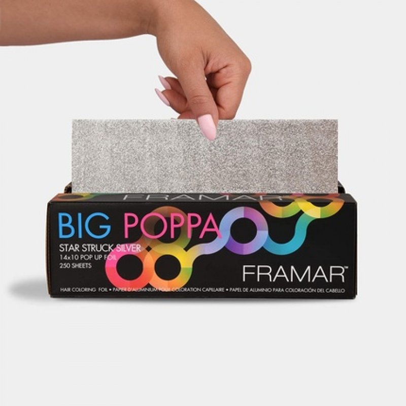 Framar Big Poppa Embossed Pop Up Hair Foil for Highlighting 10x14