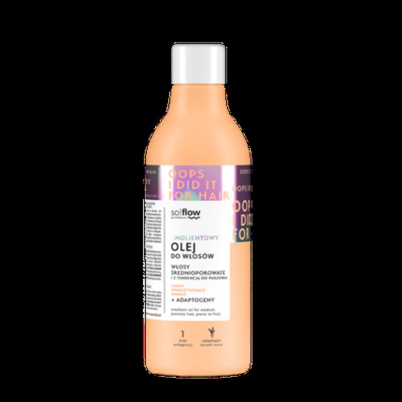 So!Flow Emollient Oil Medium Porosity Frosty Hair Mango Fragrance 150ml