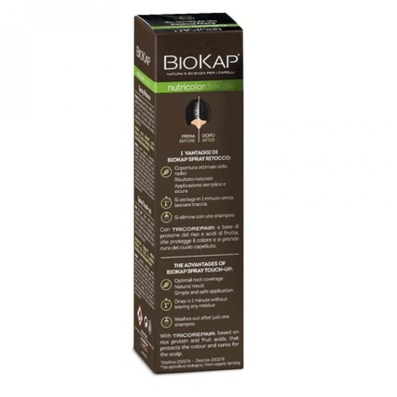 Bios Line BioKap Nutricolor Spray Touch-Up 75ml Black
