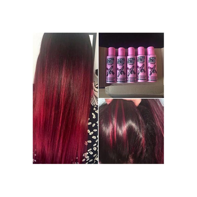 Crazy Colour Coral Red Hair Dye 100ml