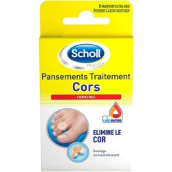 Scholl Corn Removal Plasters 8 Pack