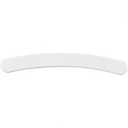 T4B MIMO White Banana Shaped Nail File with 100/180 Grit
