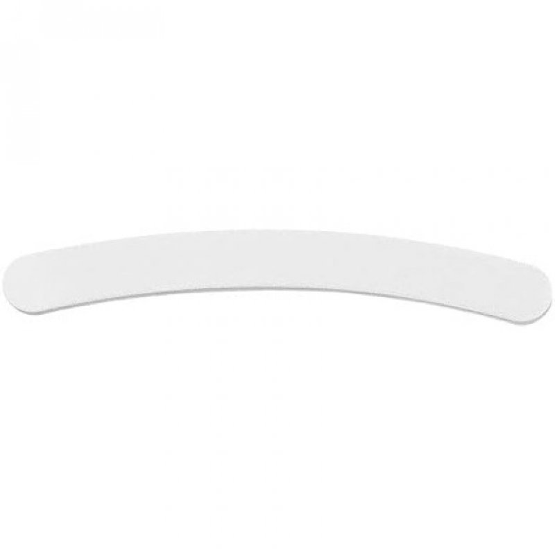 T4B MIMO White Banana Shaped Nail File with 100/180 Grit