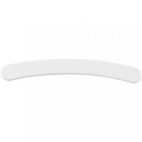 T4B MIMO White Banana Shaped Nail File with 100/180 Grit