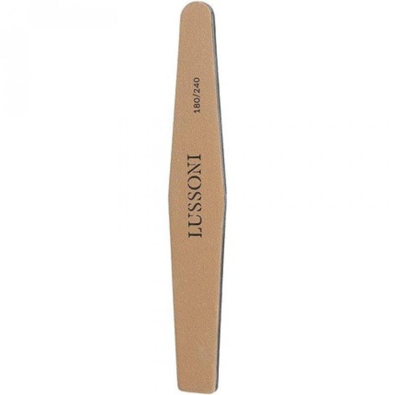 T4B Lussoni Premium Trapezoid Nail Files 180/240 Grit - Pack of 10