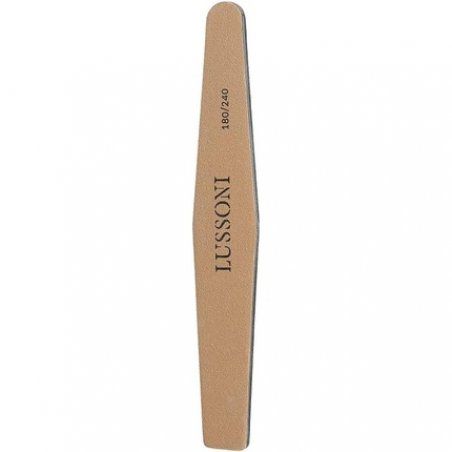 T4B Lussoni Premium Trapezoid Nail Files 180/240 Grit - Pack of 10