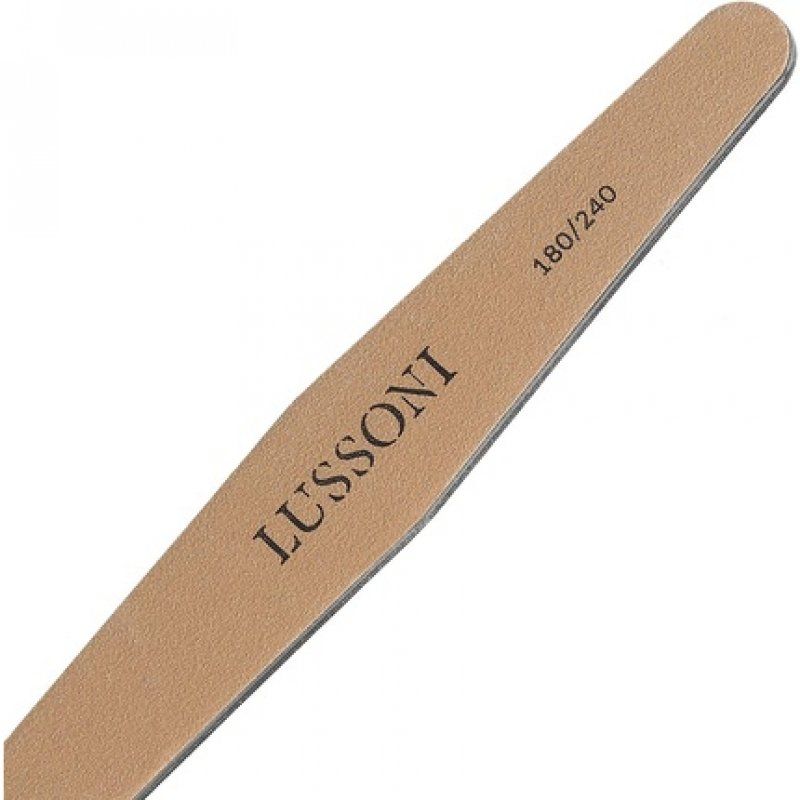 T4B Lussoni Premium Trapezoid Nail Files 180/240 Grit - Pack of 10