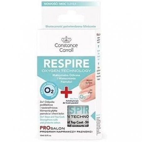 Constance Carroll Respire Oxygen Technology Nail Treatment 2in1 Base & Top Coat 10ml