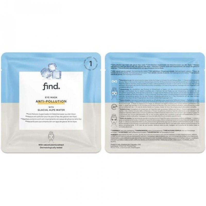 FIND Antipollution Eye Mask with Glacial Alps Water