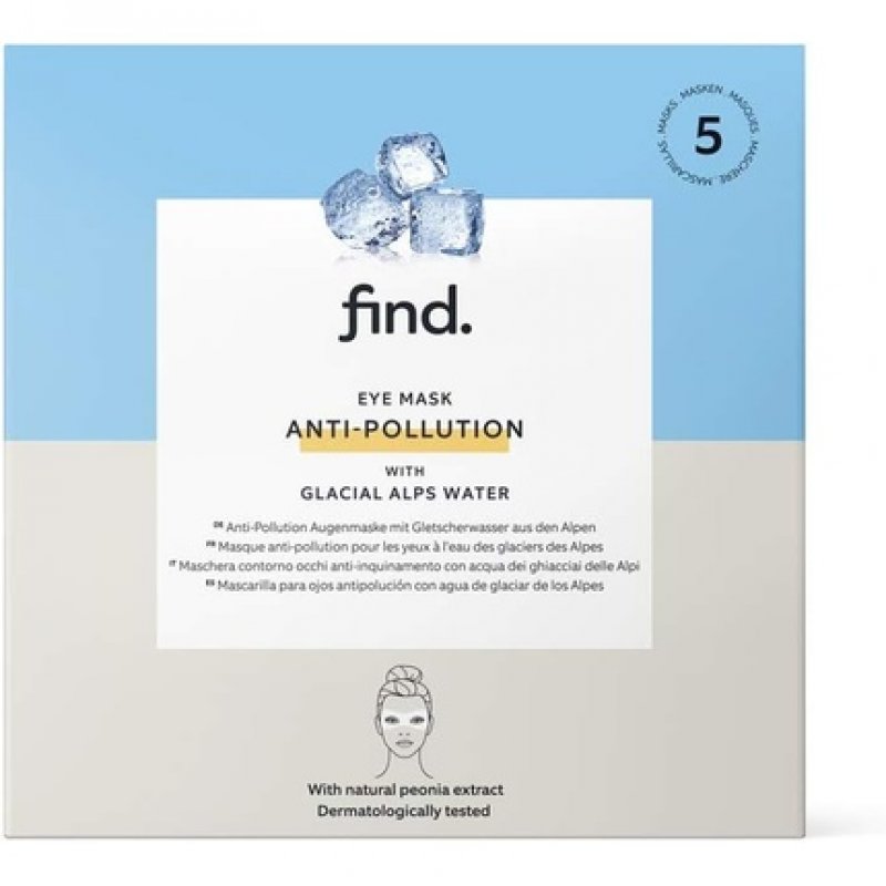 FIND Antipollution Eye Mask with Glacial Alps Water
