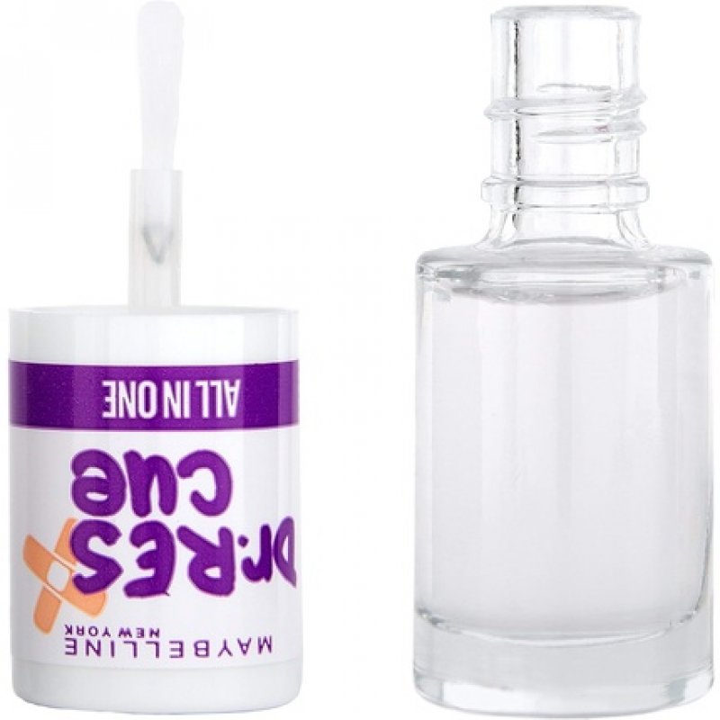 Maybelline Nail Polish Dr Rescue All In One 6.7ml Base/Top Coat White