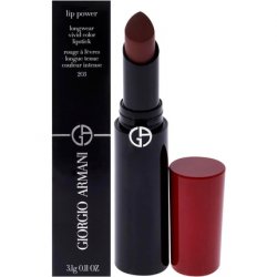 Giorgio Armani Lip Power Longwear Vivid Color Lipstick 203 Mystery for Women 0.11 oz