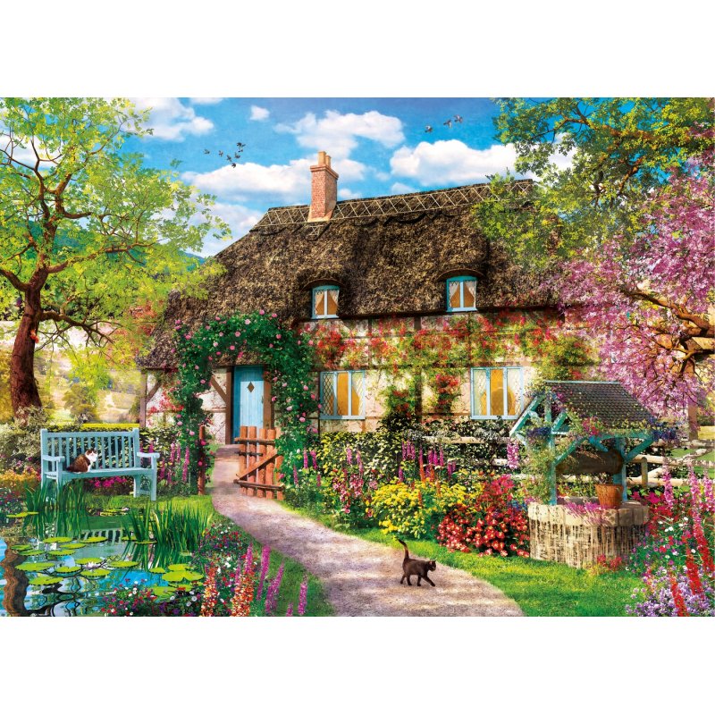 Clementoni The Old Cottage Jigsaw puzzle 1000 pc(s) Landscape