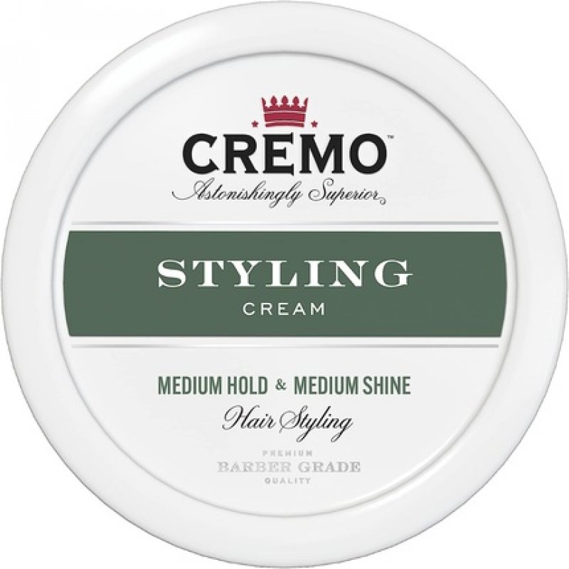 CREMO Barber Grade Hair Styling Cream for Men Medium Hold and Medium Shine 113g