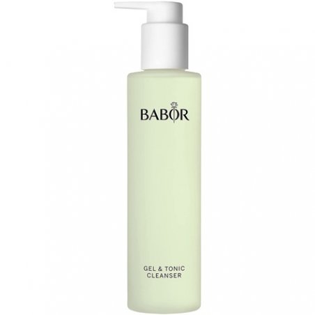 BABOR Gel & Tonic Cleanser for Oily and Impure Skin 2 in 1 Anti-Bacterial Cleansing Gel and Toner Vegan Formula 200ml