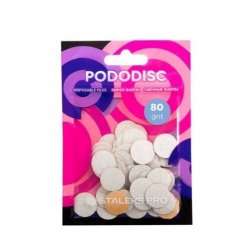 Pododisc Staleks Pro S 80 Grit Replacement Pads White