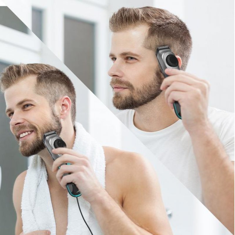 Cecotec Bamba PrecisionCare AllDrive Pro Hair Clipper with Adjustable Wheel 75 Minutes Autonomy 19 Settings 1-10mm