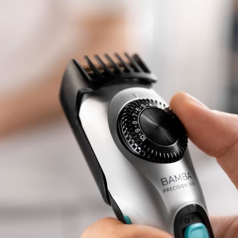 Cecotec Bamba PrecisionCare AllDrive Pro Hair Clipper with Adjustable Wheel 75 Minutes Autonomy 19 Settings 1-10mm