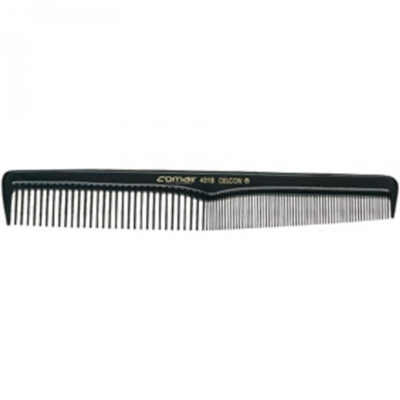 Comair 7000335 Hair Cutting Comb 401 Professional Line Black