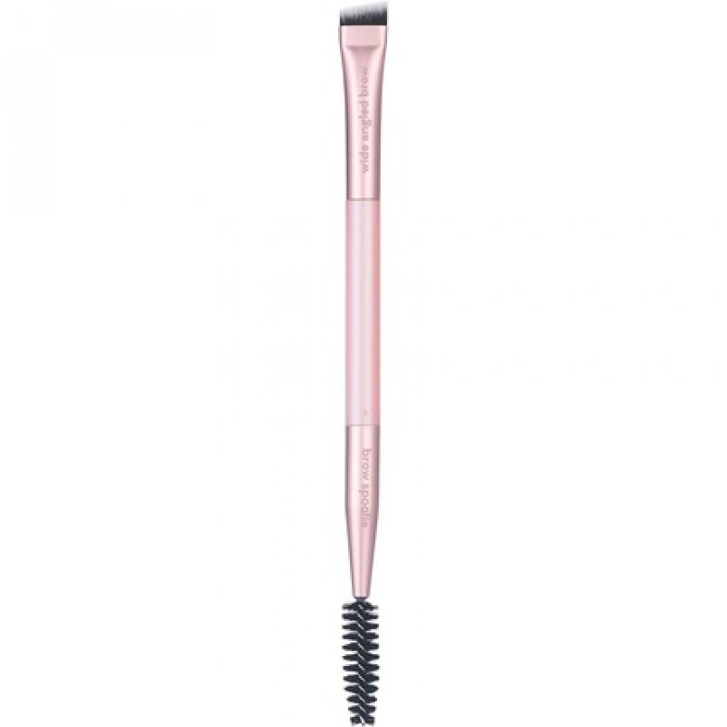 Real Techniques Double Ended Eyebrow Brush Shaping & Filling Travel Friendly Reel Blend Natural Full or Laminated