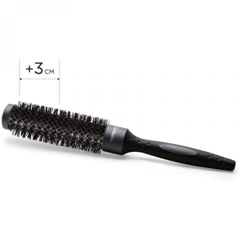 Termix Evolution XL Round Hairbrush Ø 37mm with Ionized Fibers and 25% Extra Surface for Faster Drying