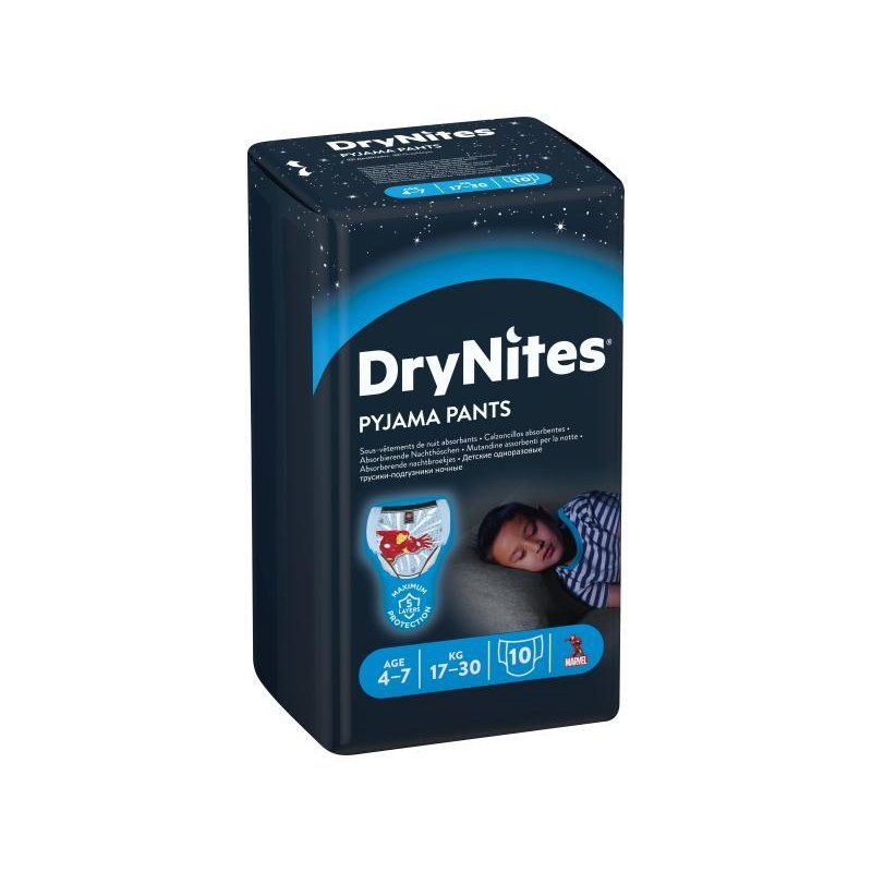 Huggies DryNites Pyjama Bottoms 4-7 Years 10 Pack