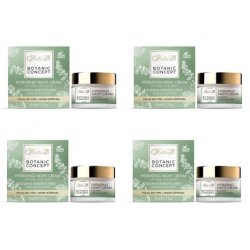 Helia D Botanic Concept Moisturizing Night Cream with Tokaji Wine Extract 50ml - Pack of 4