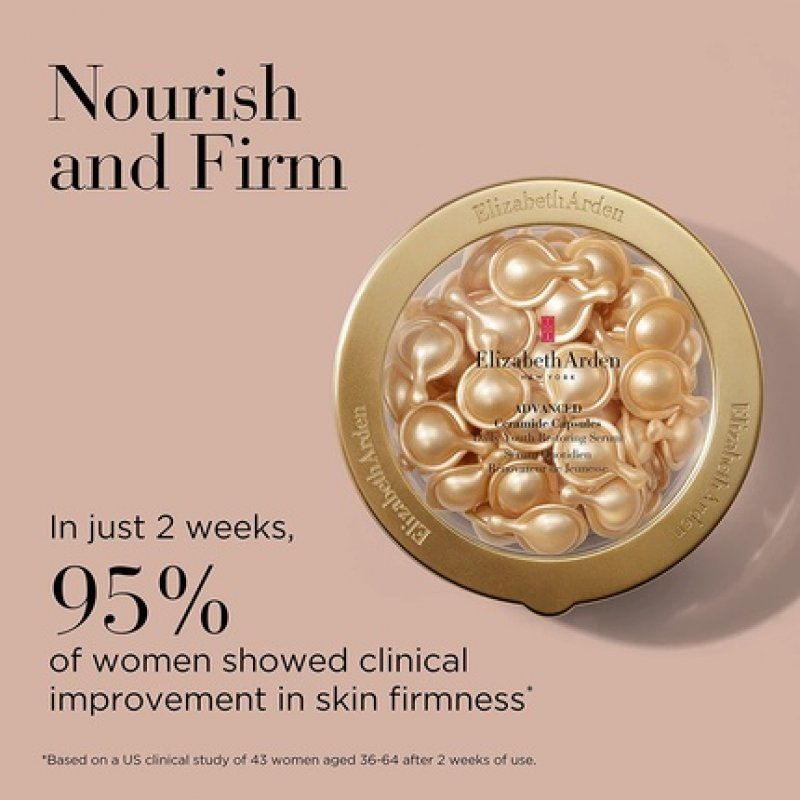 Elizabeth Arden Advanced Ceramide Capsules Daily Youth Restoring Serum 60-Piece Gift Set 4 Count