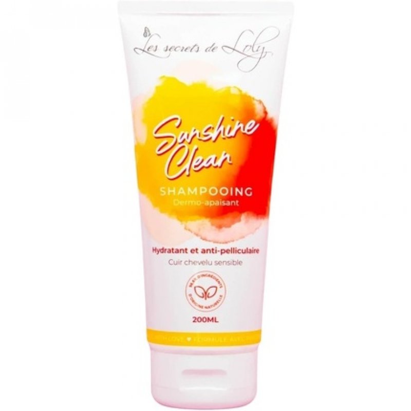 Curly and Free Dermo-Soothing Shampoo for Women Les Secrets de Loly Sunshine Clean