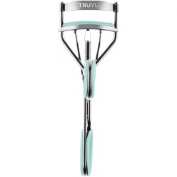 Truyu Eyelash Curler Light Blue - Spring Action for Long Lasting Extra Wide Eyelash Curl