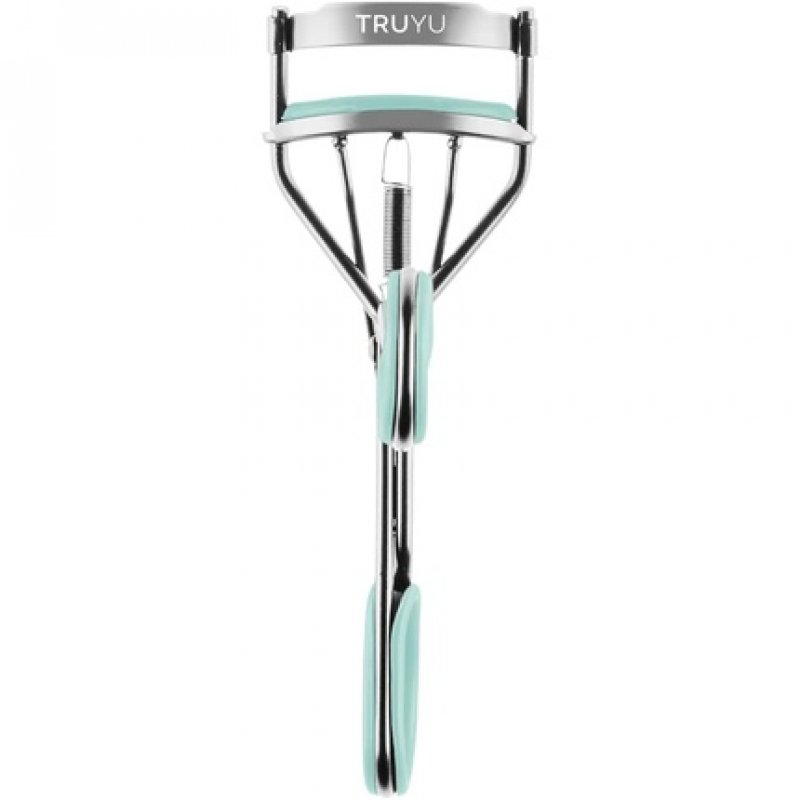 Truyu Eyelash Curler Light Blue - Spring Action for Long Lasting Extra Wide Eyelash Curl