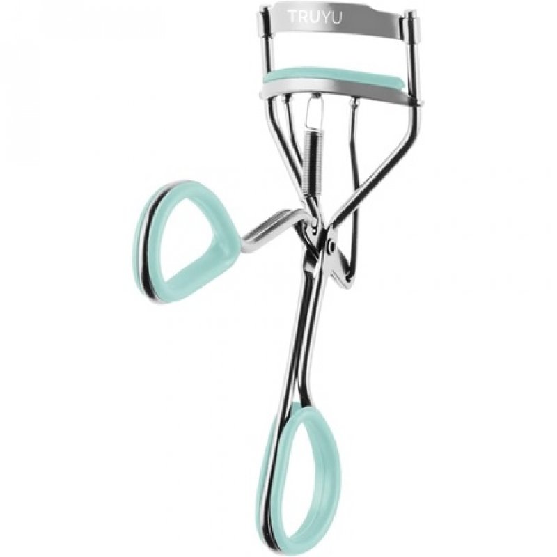 Truyu Eyelash Curler Light Blue - Spring Action for Long Lasting Extra Wide Eyelash Curl