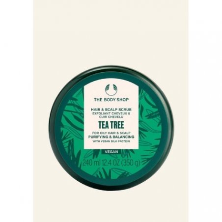 The Body Shop Tea Tree Purifying & Balancing Hair & Scalp Scrub with Vegan Silk Protein 240ml