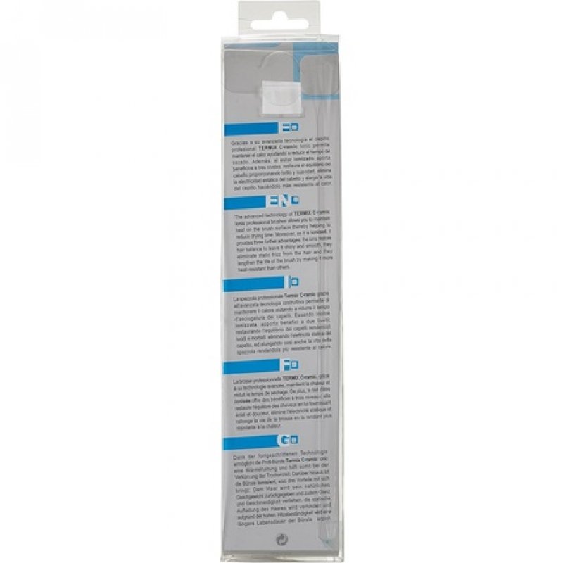 Termix Ionic Ceramic Hairbrush 37mm - Preventing Hair Damage - Transparent