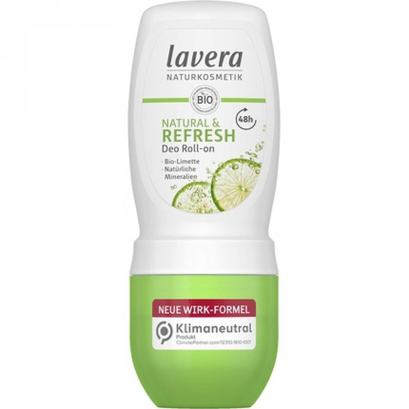 Lavera Natural & Refresh 48h Deodorant Roll-On with Organic Lime & Natural Minerals 50ml