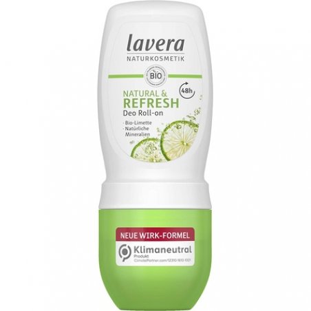 Lavera Natural & Refresh 48h Deodorant Roll-On with Organic Lime & Natural Minerals 50ml