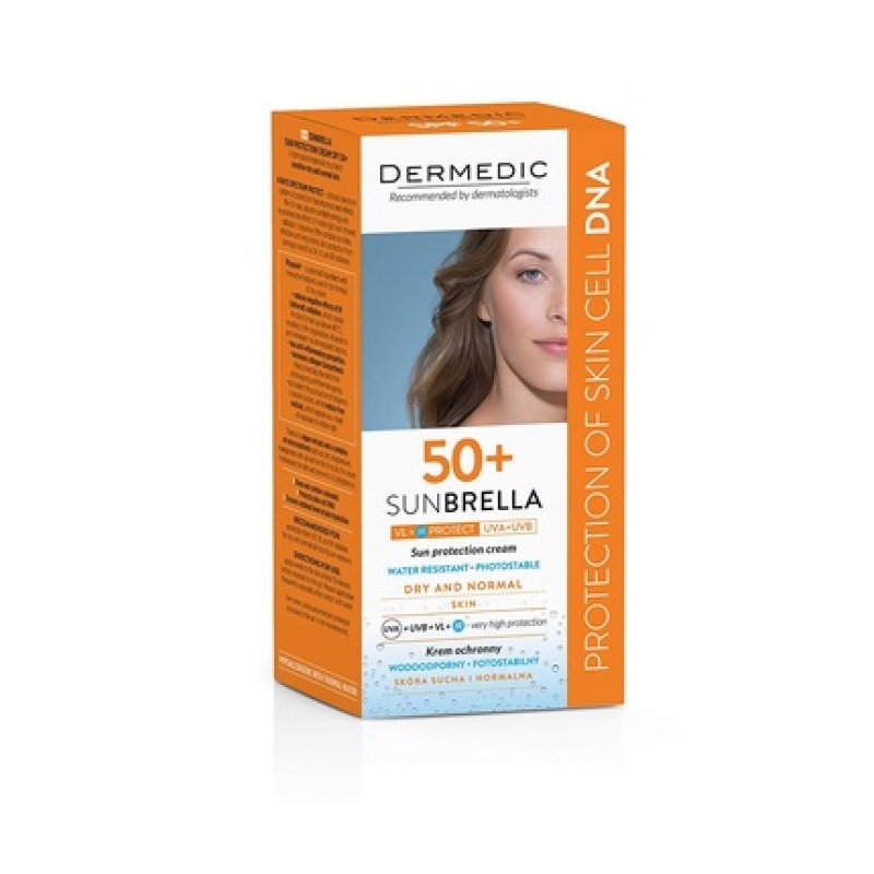 Dermedic Sunbrella Sun Protection Cream for Dry and Normal Skin SPF 50 50g/1.76oz