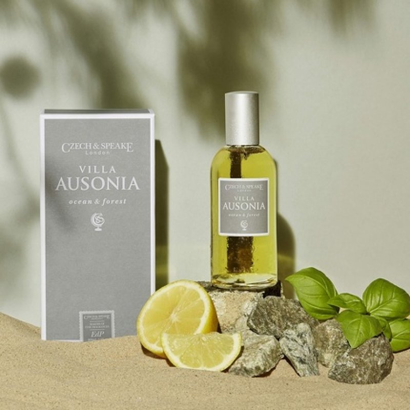 Czech & Speake Villa Ausonia Eau de Parfum Spray Bottle 100ml Marine Modern Fresh Finest Essential Oils For Men and