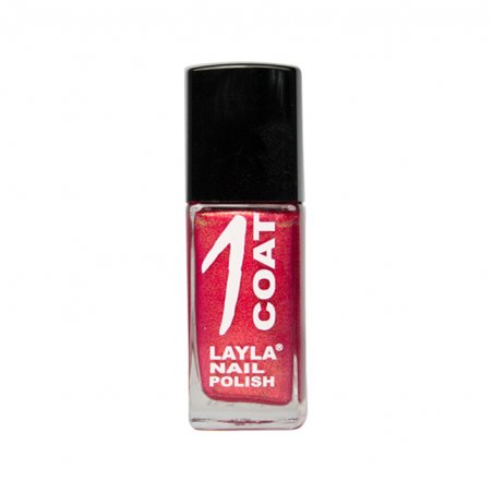 Layla Cosmetics 1 Coat Nail Polish Reflection Cherry 0.017L