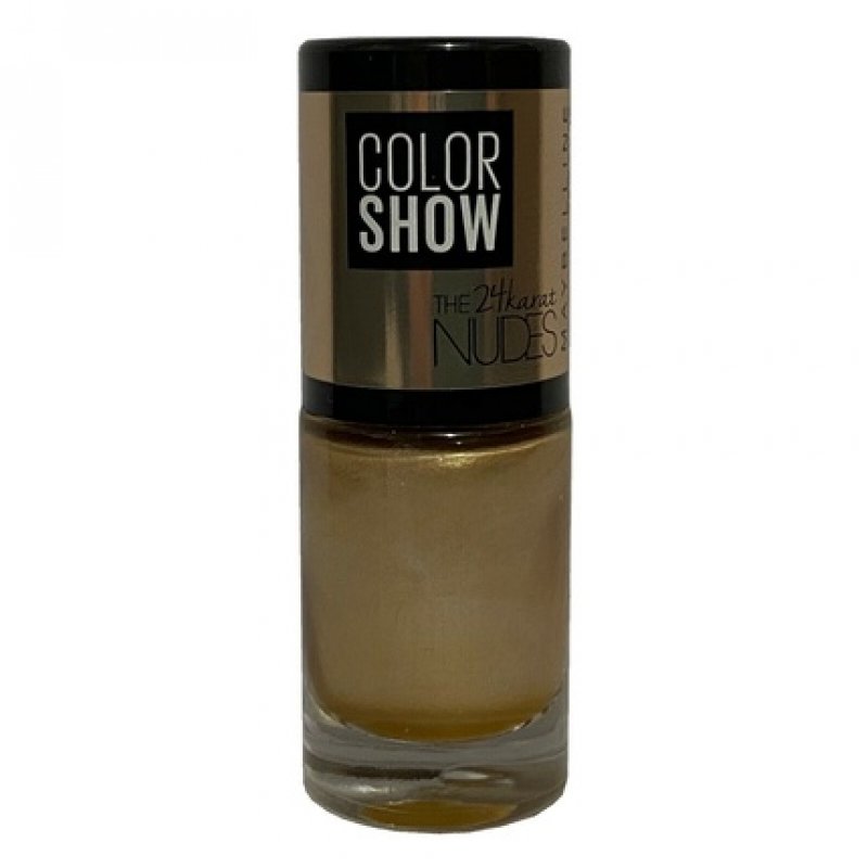 Maybelline Color Show Nudes Nail Polish 474 Gilded Gold 7ml
