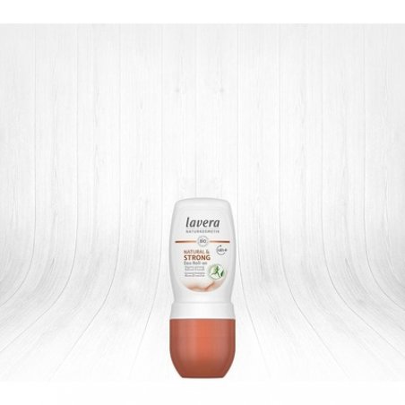 Lavera Natural & Strong 48 h Deodorant Roll-On with Organic Ginseng and Natural Minerals 50ml