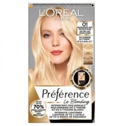 Preference Le Blonding Hair Color 01 Very Very Light Natural