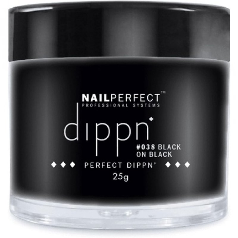 Nail Perfect Dippn Black On Black 25g