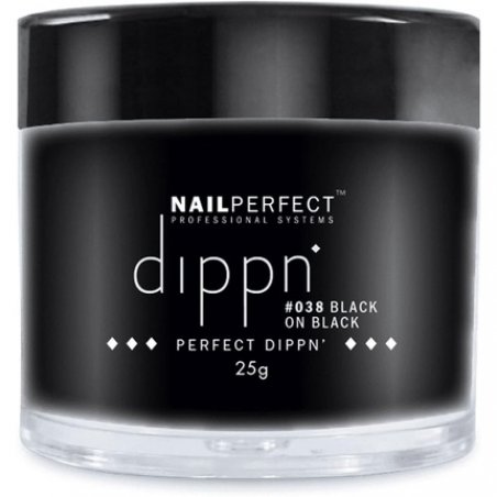 Nail Perfect Dippn Black On Black 25g