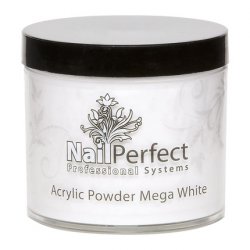 Nail Perfect Basic Acrylic Powder Mega White 25g