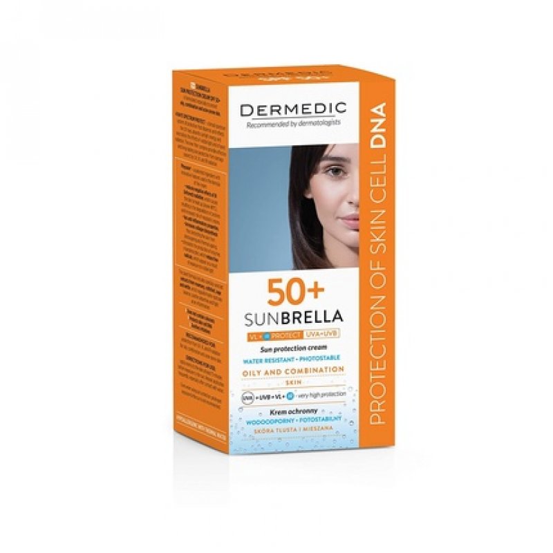 DERMEDIC SUNBRELLA Sunscreen for Oily and Combination Skin SPF 50 50g