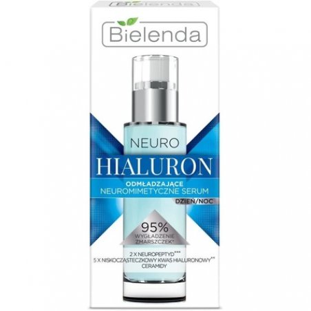 Bielenda Neuro Hialuron Neuromimic Rejuvenating Face Serum Day Night 30ml