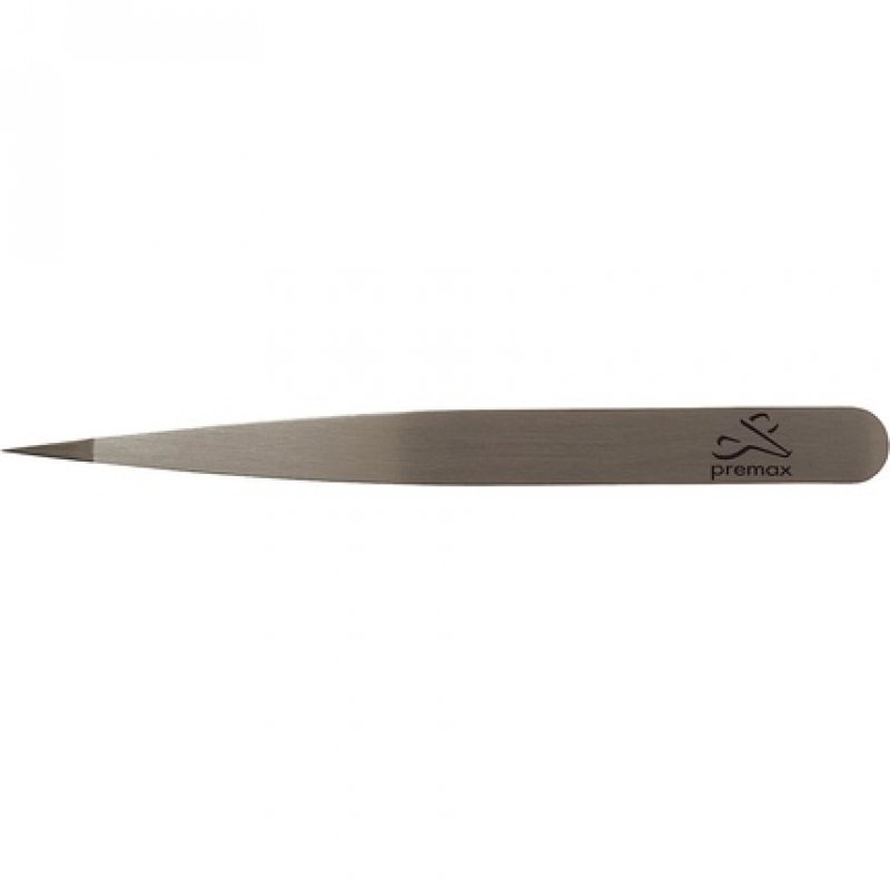 Optima 3.5 inch Elegant Matt Finish Stainless Steel Pointed Tip Tweezers for Ingrown Hairs