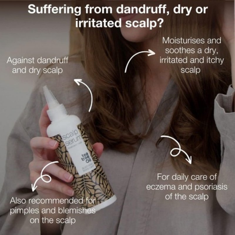 Australian Bodycare Scalp Treatment Products for Dry Itchy Flaky Scalp and Hair 250ml Tea Tree Oil